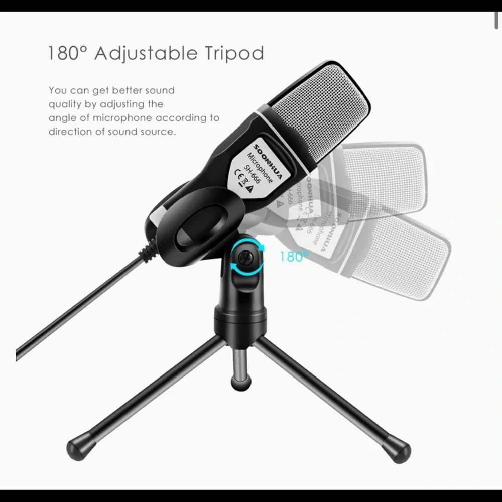 Microphone for PC/COMPUTER Professional Recording Condenser Micro phone